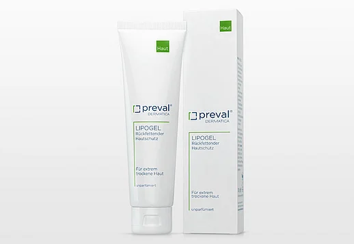 Preval Lipogel hilft der empfindlichen Haut