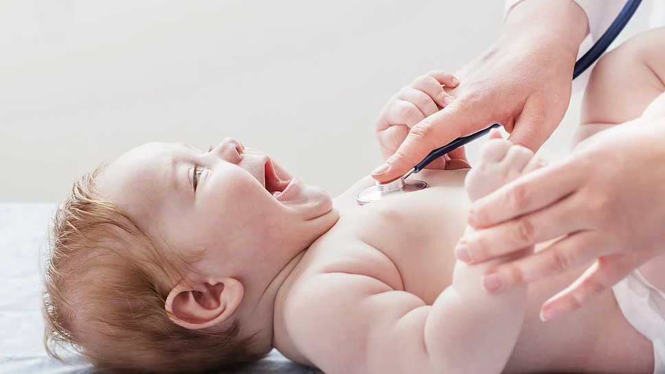 Arztbehandung Baby