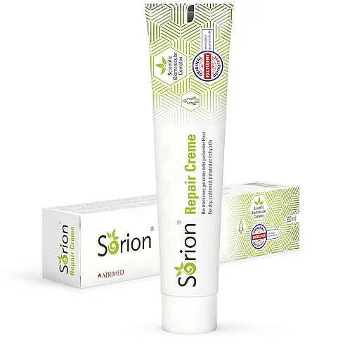 Sorion Repair Creme Sensitive Ayurveda Pflanze hilft gegen Juckreiz