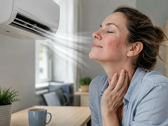 Wie sich Klimaanlagen auf die Haut auswirken
