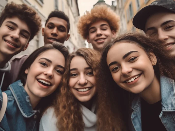 Jugend Generation Z Hautpflege