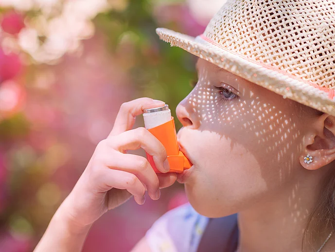 Mädchen Asthma Neurodermitis