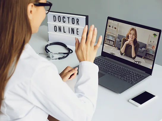 Telemedizin Online-Hautberatung